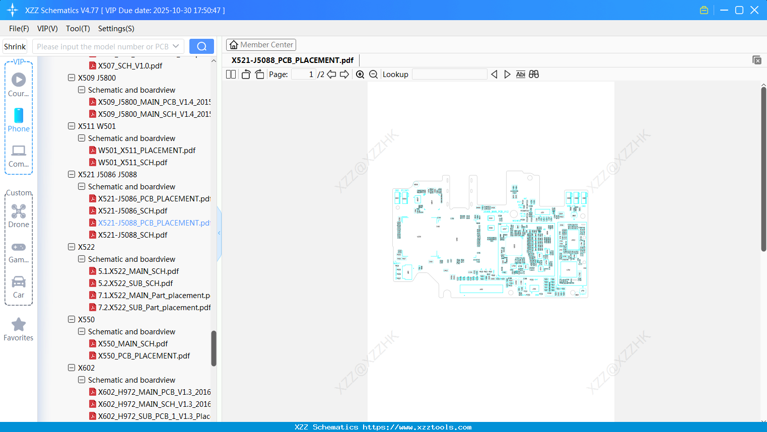 Infinix X521-J5088_PCB_PLACEMENT